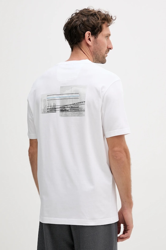 

Футболка tee с фотопринтом BOSS Green, белый