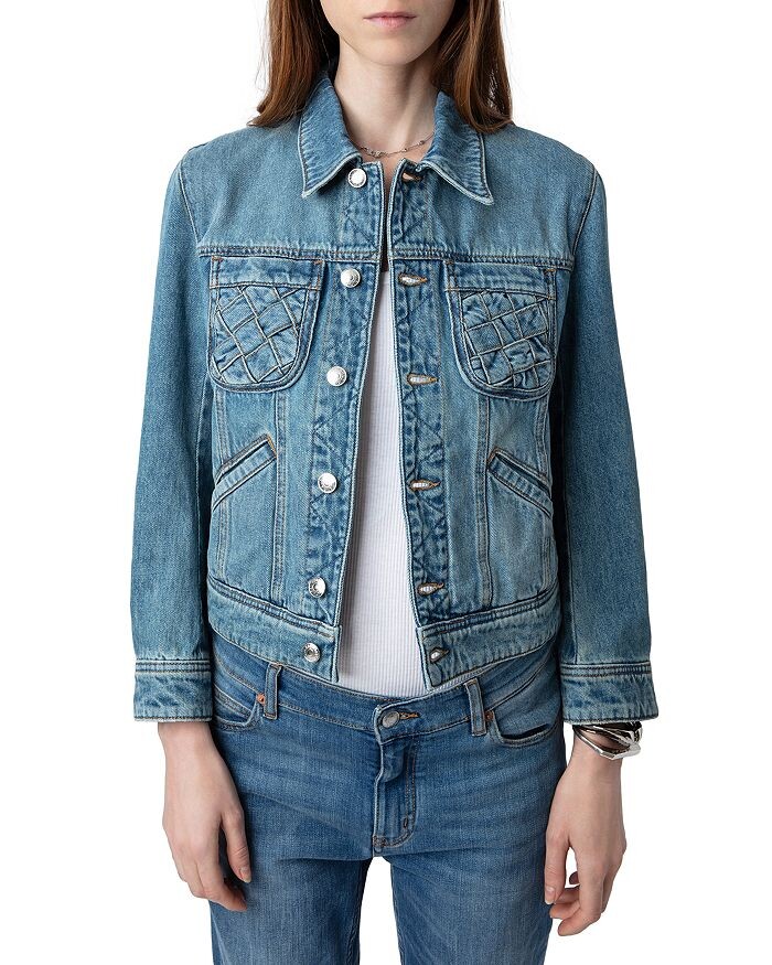

Джинсовая куртка Zadig & Voltaire Kioka, синий