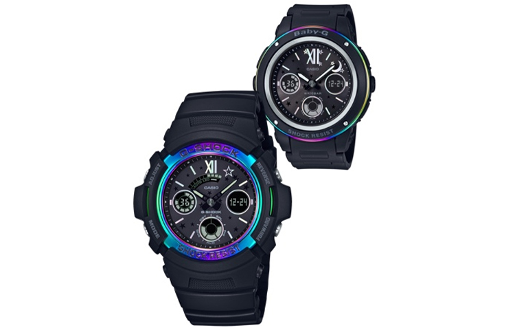 

Унисекс парные часы серии Black LOV-17B-1 CASIO