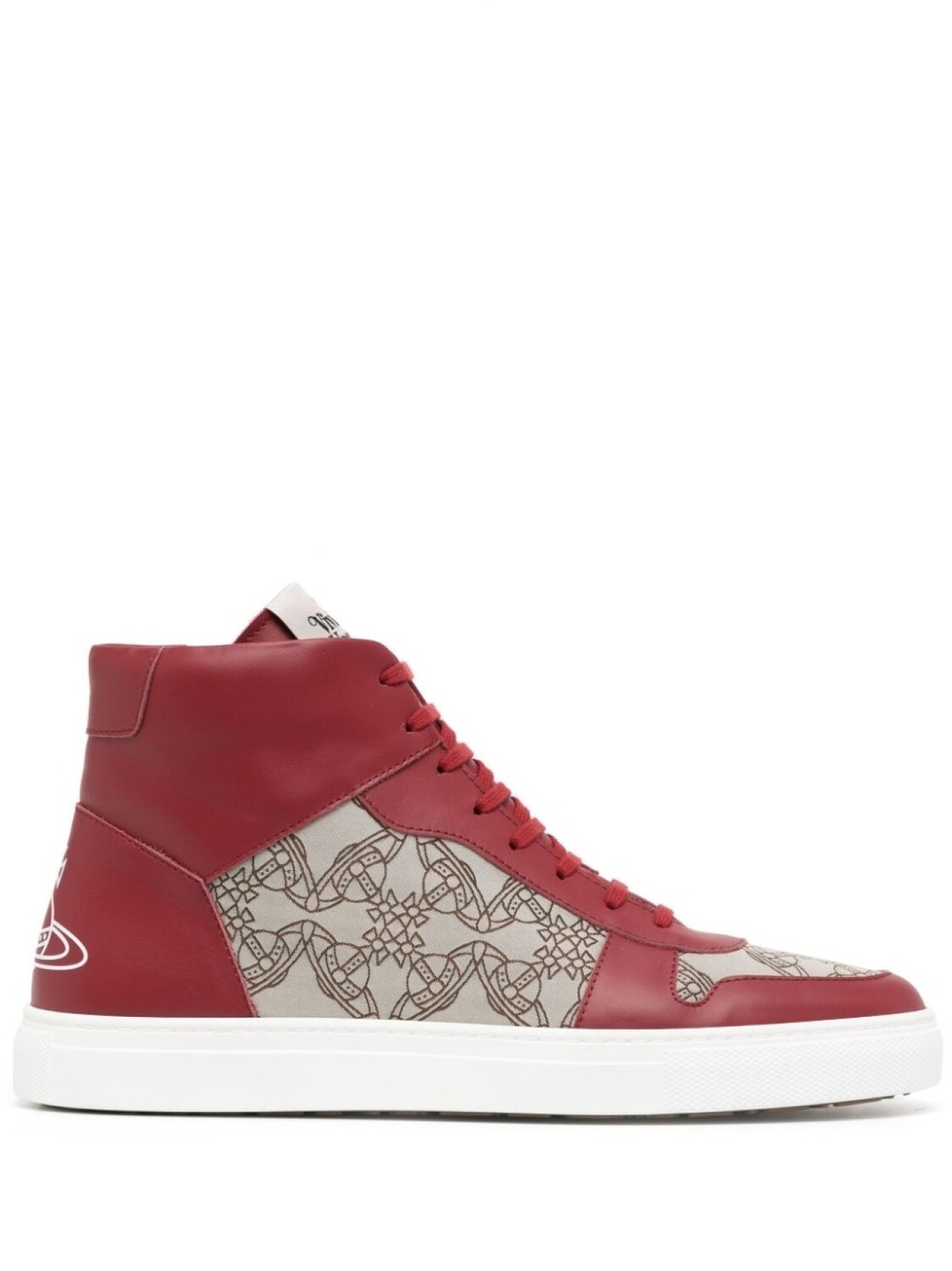 

Высокие кроссовки с логотипом Orb Vivienne Westwood, красный