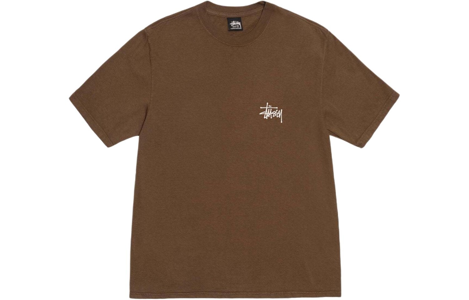 Футболка Stüssy Basic из хлопка Stüssy Stussy, цвет Natural — фото 4