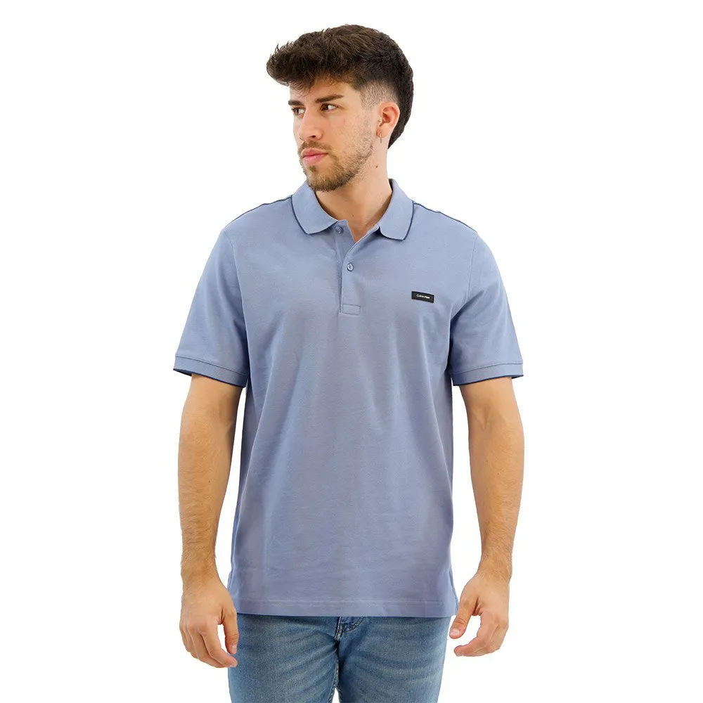 

Поло Calvin Klein Stretch Pique Tipping, синий