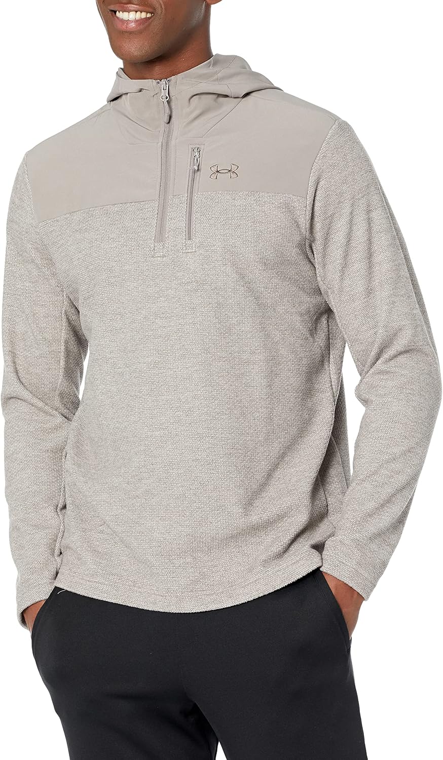 

Толстовка Under Armour Specialist Grid с молнией на половину, (294) Pewter/Ghost Gray/Fresh Clay