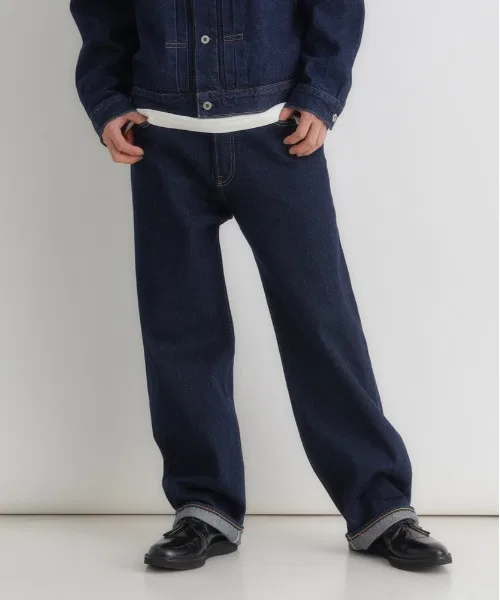 【Levi's】501 Свободные джинсы (темно-синий / винтажная стирка / американский размер)