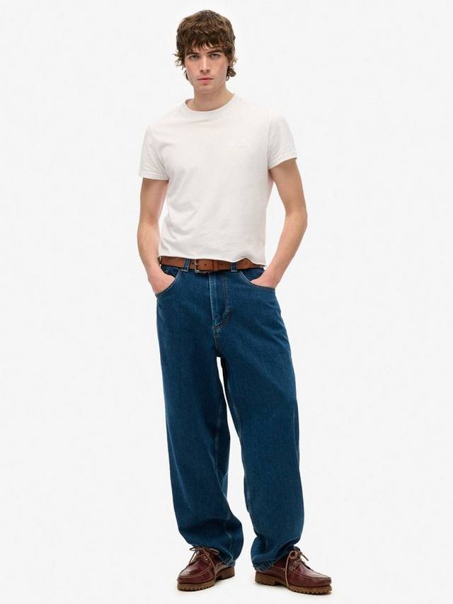 

Багги джинсы в стиле 90-х Superdry, Mid Blue Flat Wash