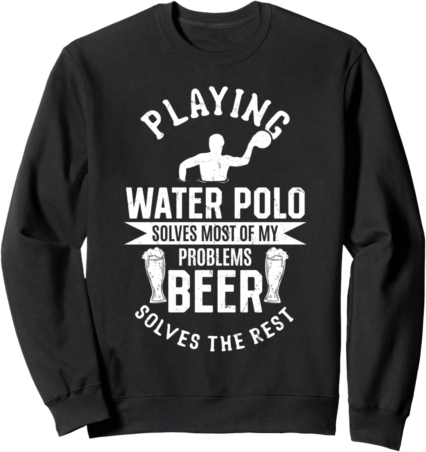 

Толстовка, Забавные цитаты о водном поло, забавные высказывания о водном поло на толстовке Funny Water Polo Quotes, черный