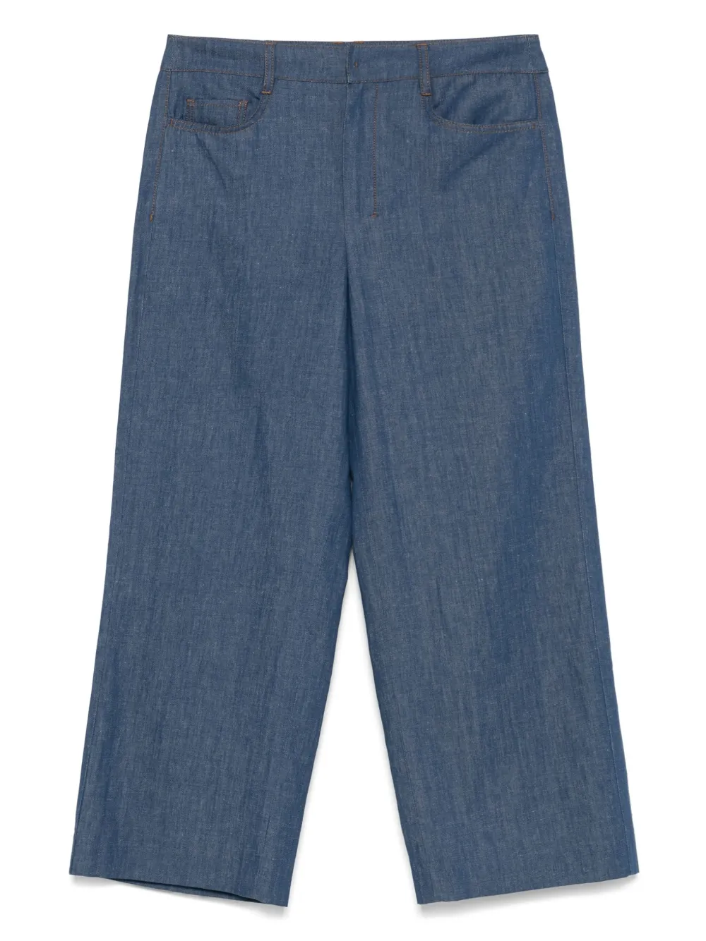 

Брюки с нашивкой-логотипом 'S Max Mara, синий