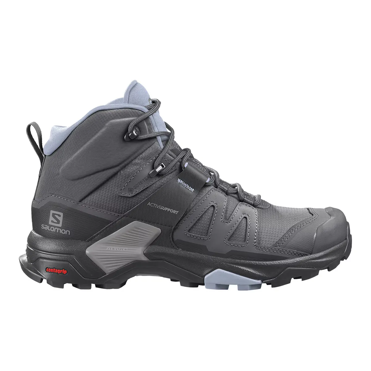 

Женские походные ботинки Salomon X Ultra 4 Mid GTX W, серый