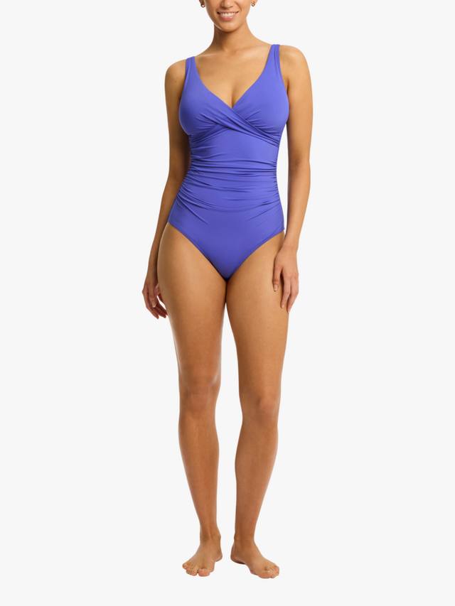 

Купальник Essentials Edit Cross Front Multifit Sea Level, Iris