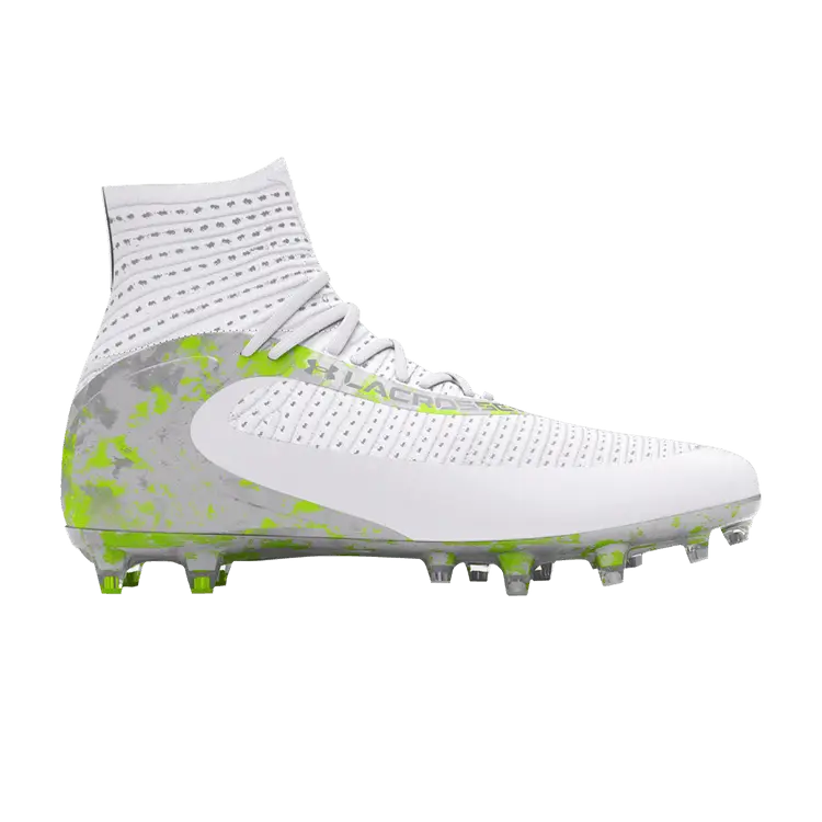 

Кроссовки Under Armour Highlight LAX MC White Grey Green Camo, белый