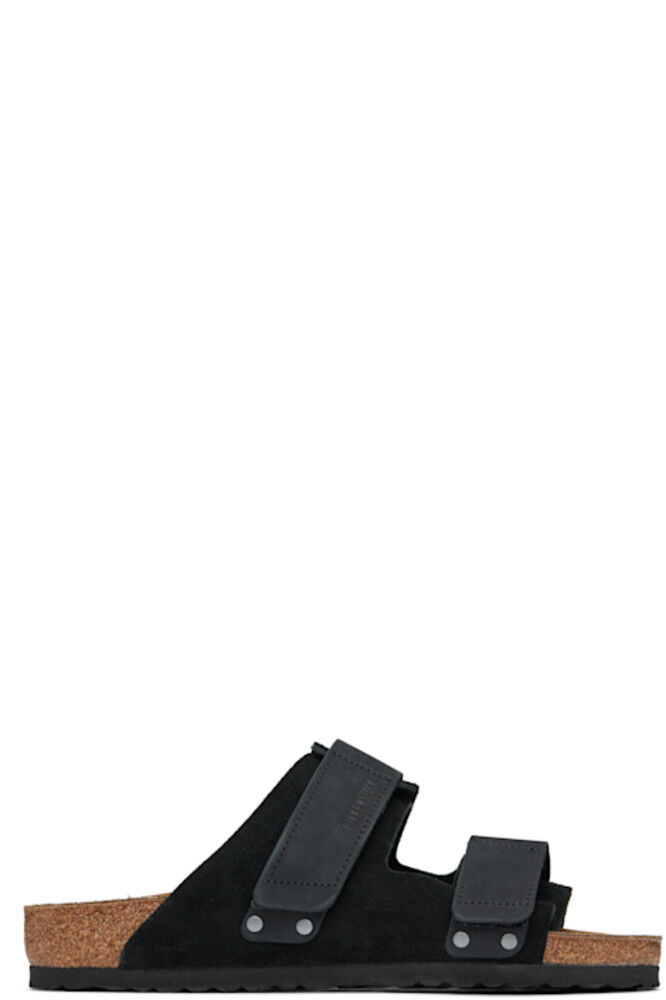 Черные узкие сандалии Uji Birkenstock