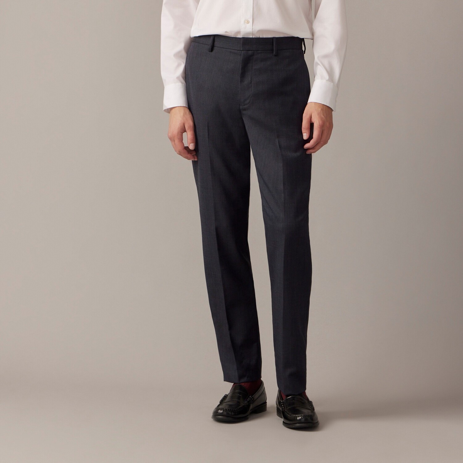 

Брюки Bowery из эластичного оксфорда с добавлением шерсти J.Crew, синий
