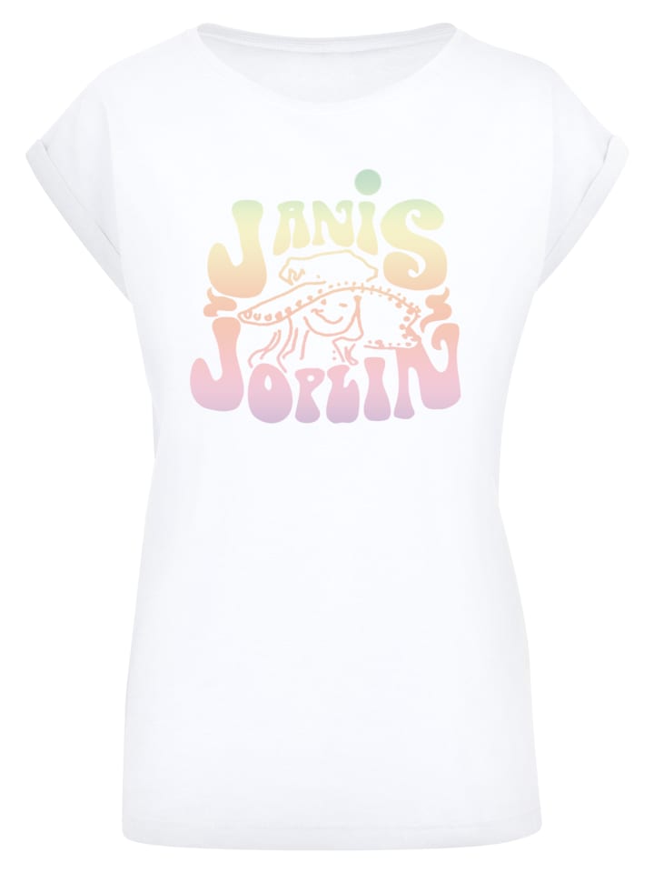 

Футболка F4NT4STIC Janis Joplin Pastel Logo, белый