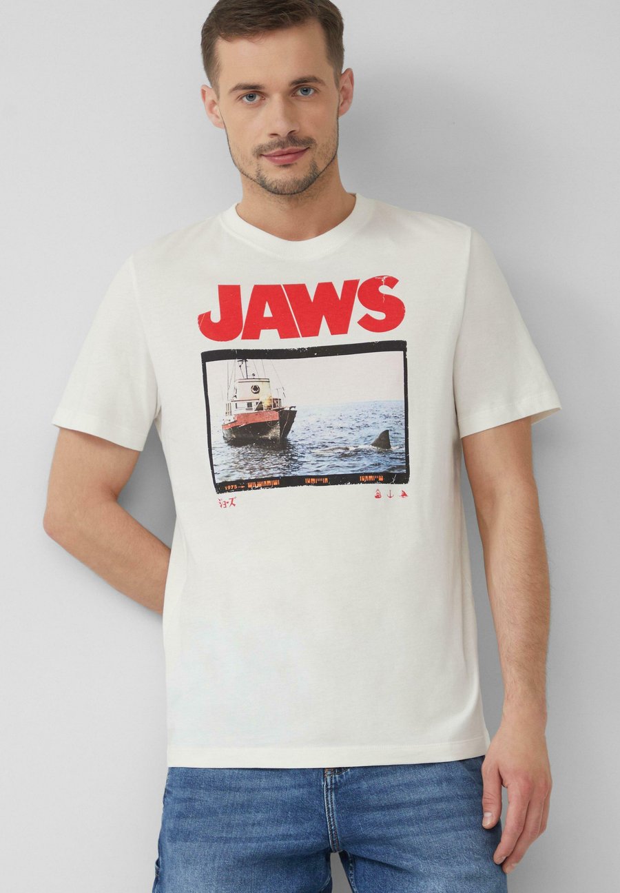 

Футболка s.Oliver MIT JAWS, Weiß/White, Белый, Футболка s.Oliver MIT JAWS, Weiß/White