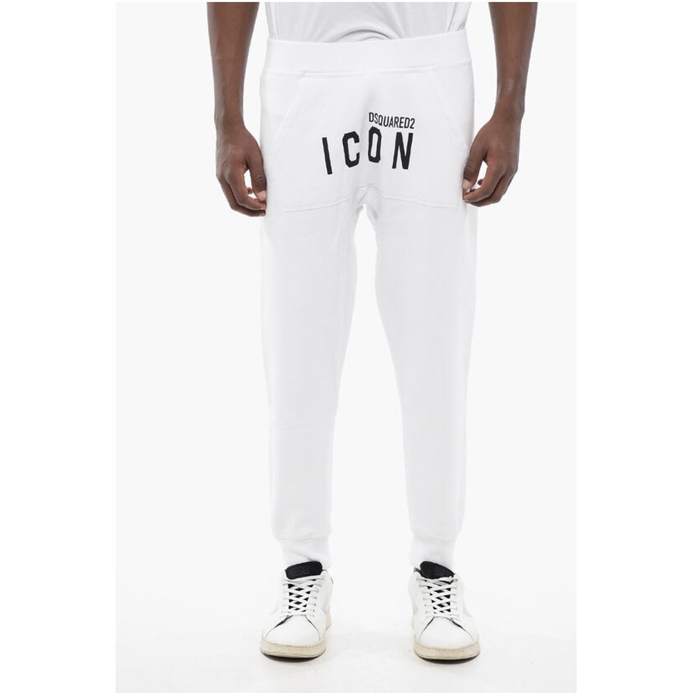 

Белые хлопковые брюки Dsquared2, White