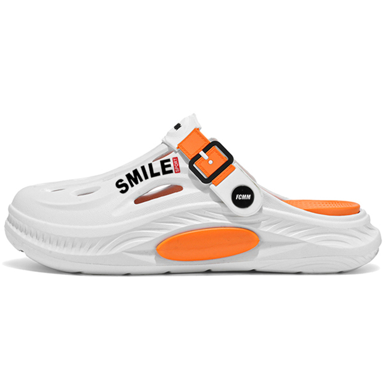 

FCMM Клоги унисекс бело-оранжевые, цвет White Orange