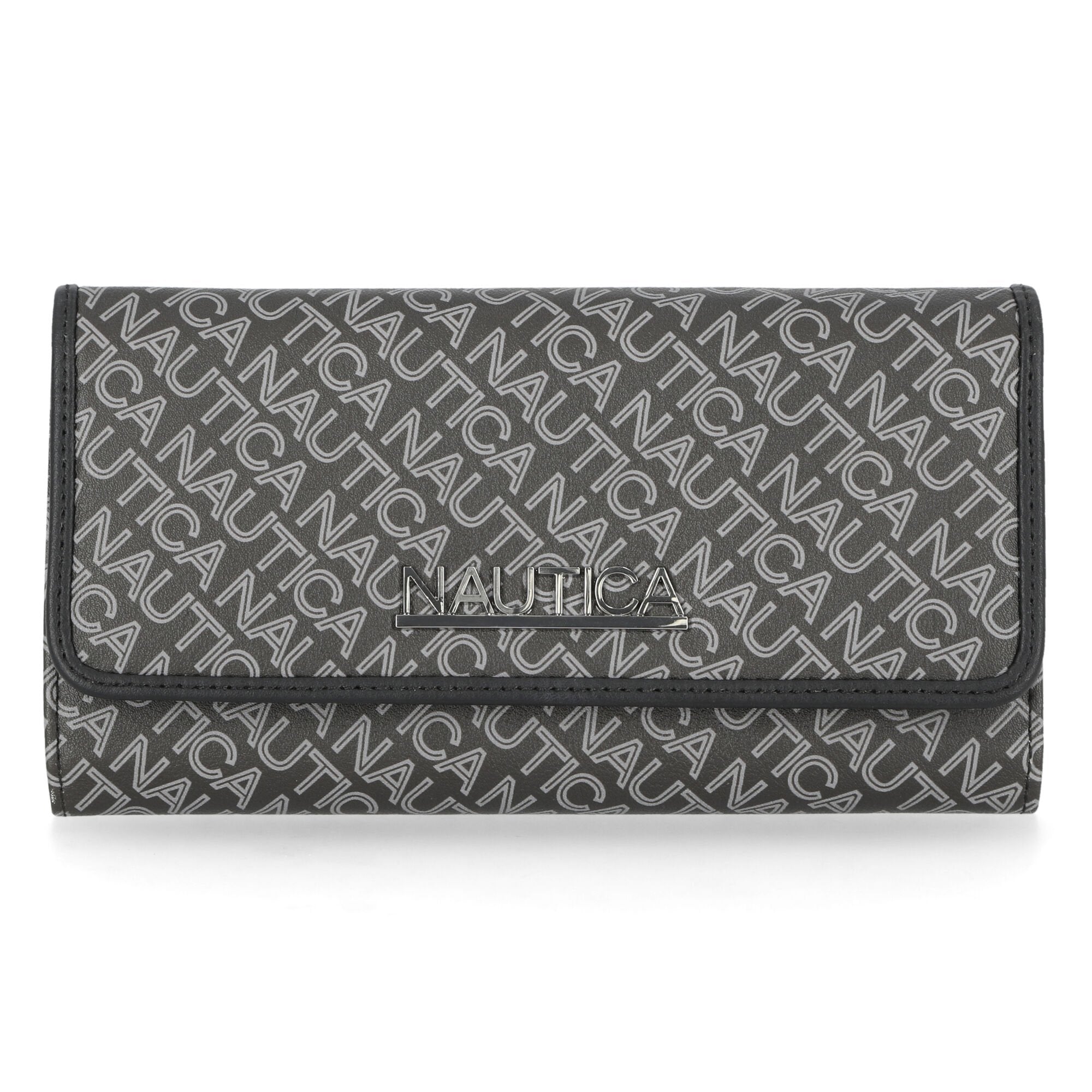 

Кошелек Nautica Money Manager, цвет black iron wash
