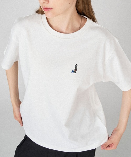 

Футболка с вышивкой «Букет» ONCILY, кремовый, Бежевый, Футболка с вышивкой «Букет» ONCILY, кремовый