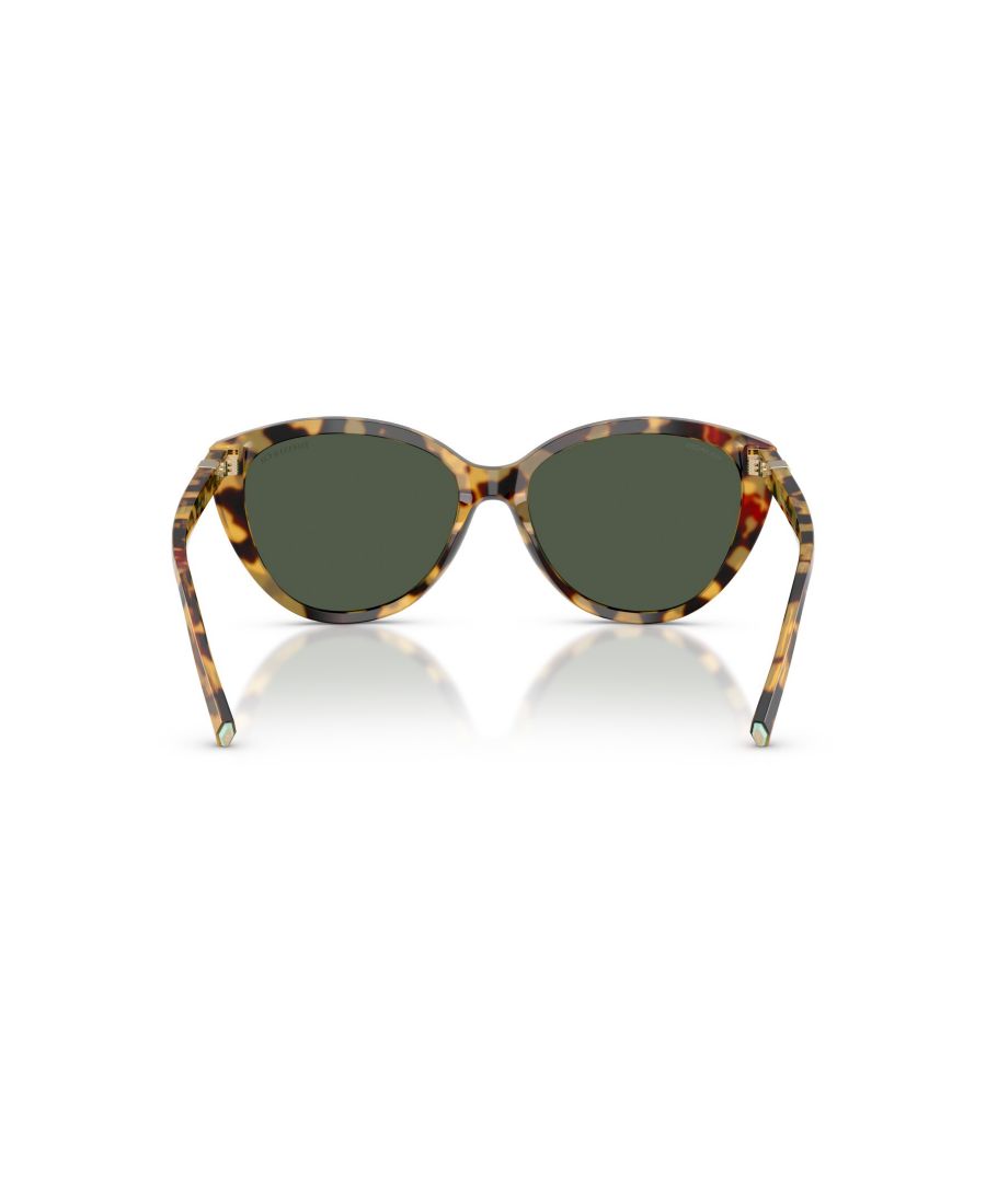 Женские поляризованные солнцезащитные очки, TF4251 Tiffany & Co, Blonde Havana, Green — фото 3