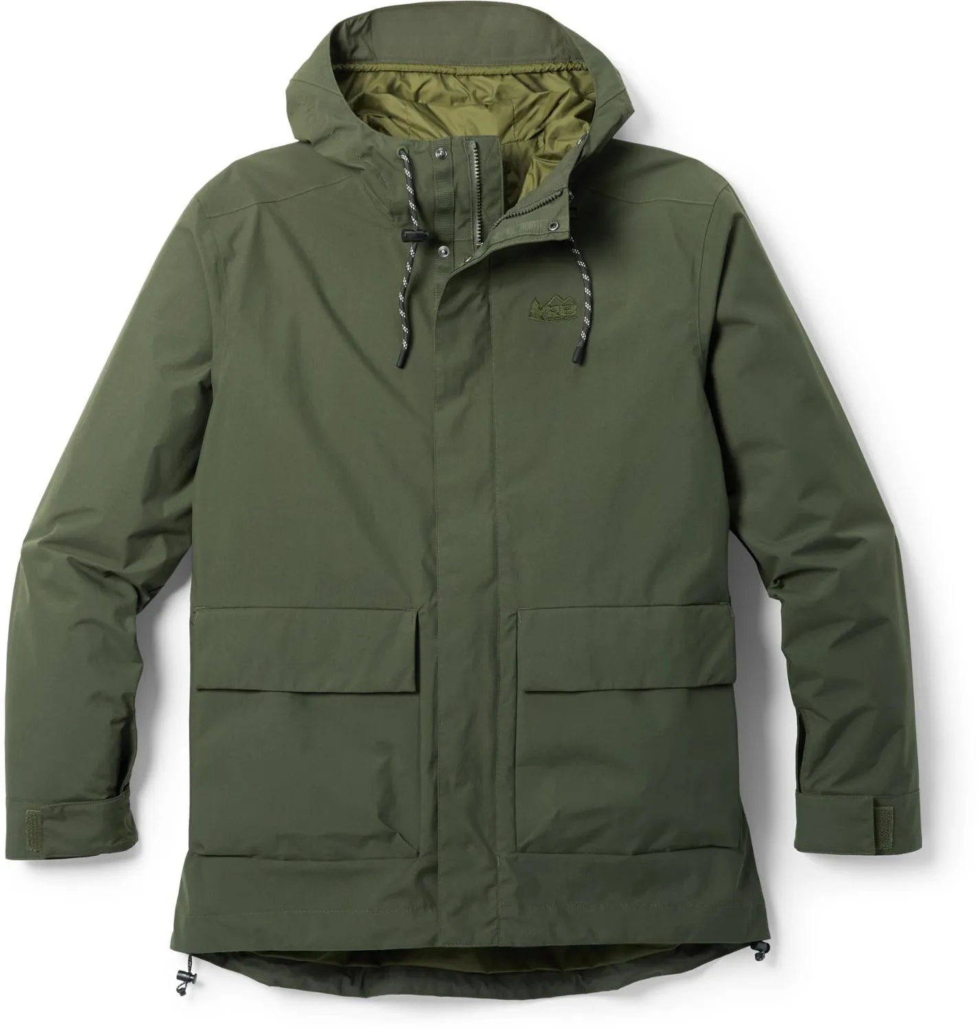 

Куртка дождевик Campwell - Мужская REI Co-op, Shaded Olive