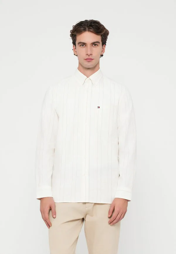 Рубашка в полоску стандартного кроя, рубашка оксфорд. Tommy Hilfiger, Ivory