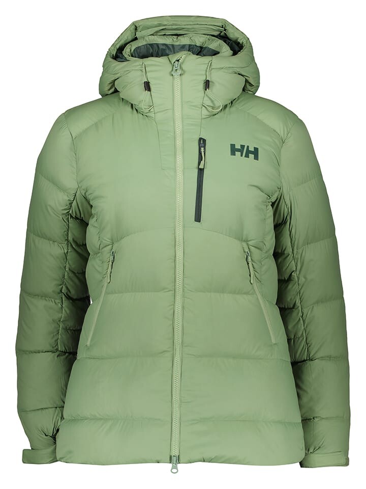 

Пуховик Helly Hansen, зеленый