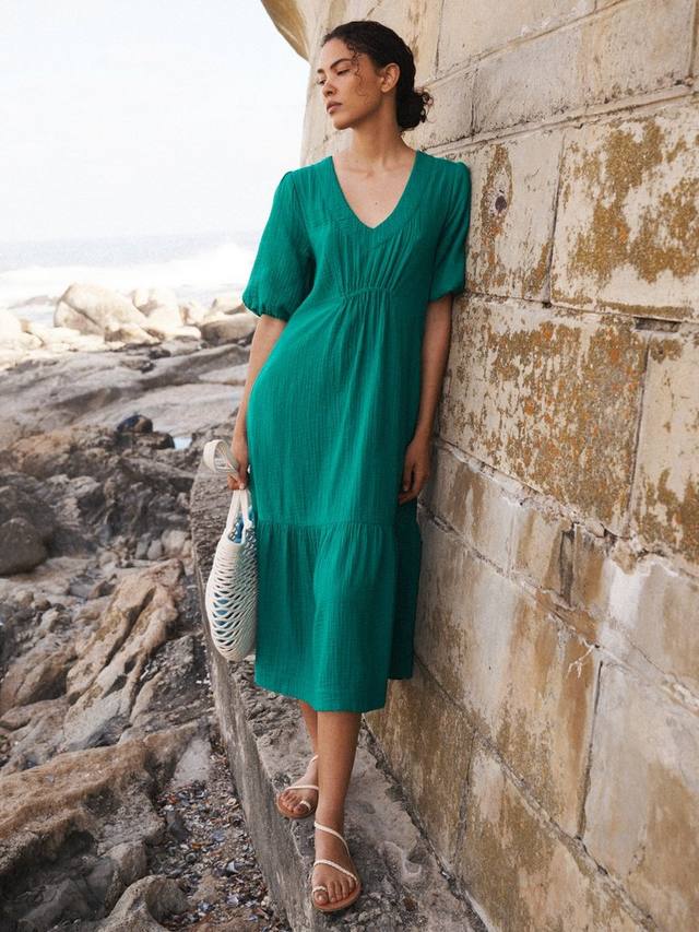 

Платье из двойной ткани camille NRBY, цвет Sea Green