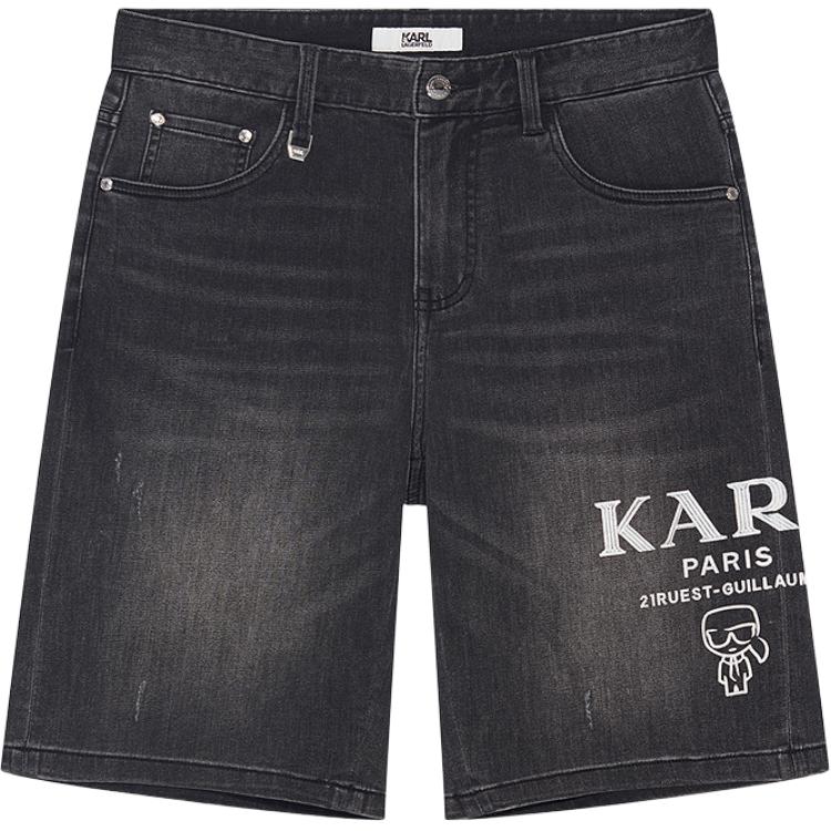 

Шорты джинсовые KARL LAGERFELD мужские gray KARL LAGERFELD / Karl Lagerfeld Jeans, серый