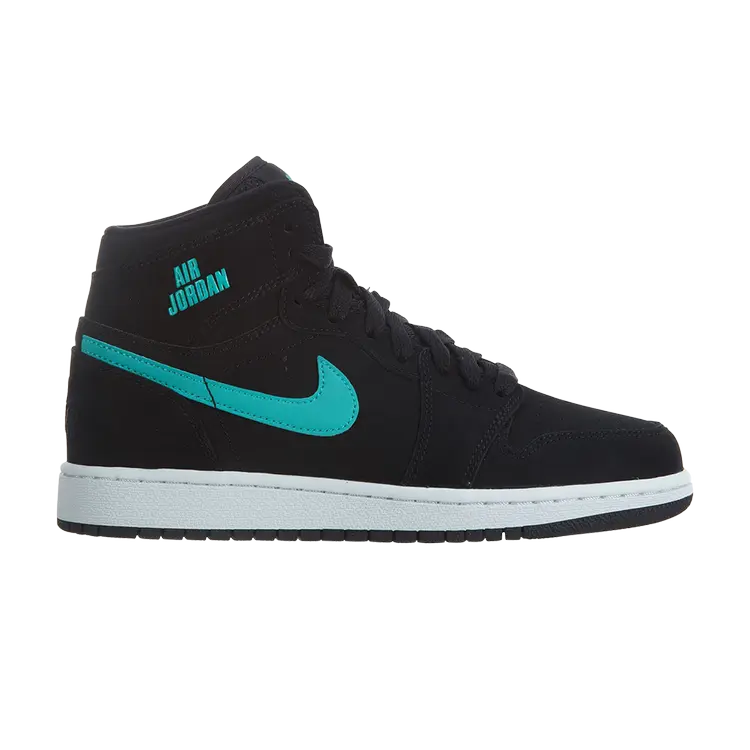 

Кроссовки Air Jordan 1 Retro High BG 'Hyper Jade', черный