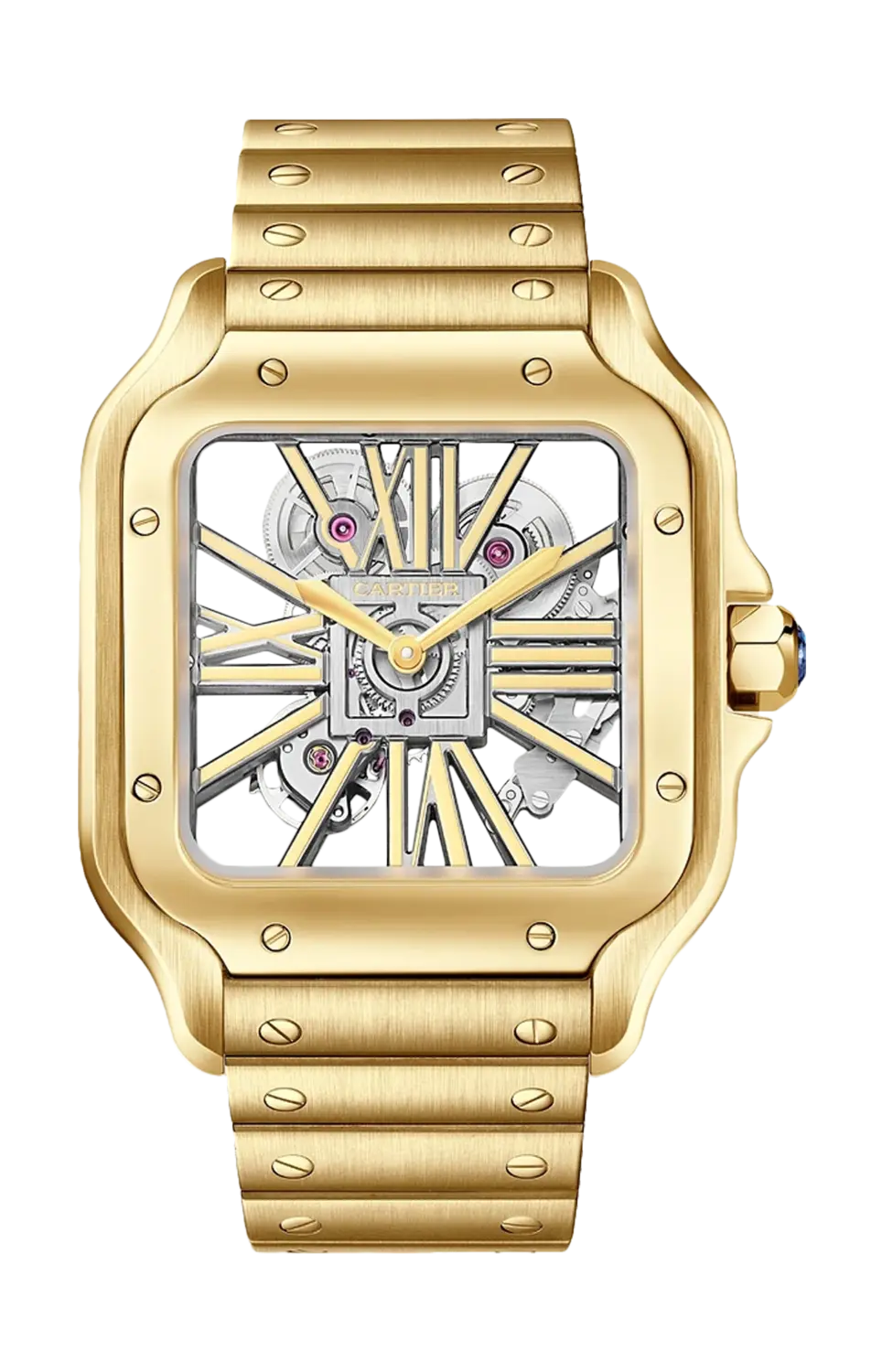 

Часы santos de squelette modello grande Cartier