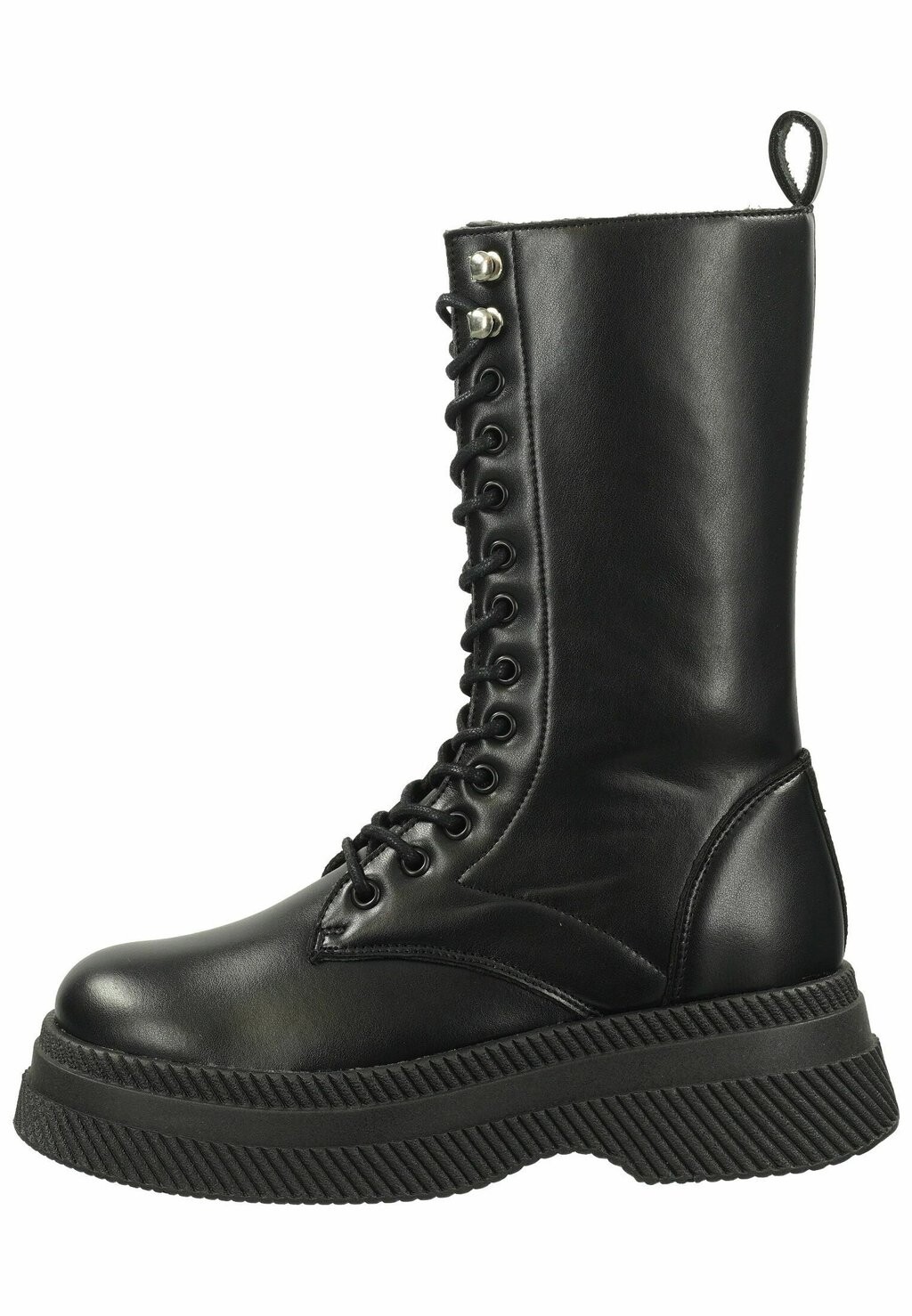 

Ботинки на платформе Steve Madden, черная кожа o, Черный, Ботинки на платформе Steve Madden, черная кожа o