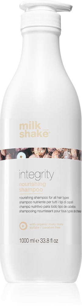 

Питательный шампунь Integrity Питательный шампунь для всех типов волос Milk_Shake, be sulfatų 1000 мл