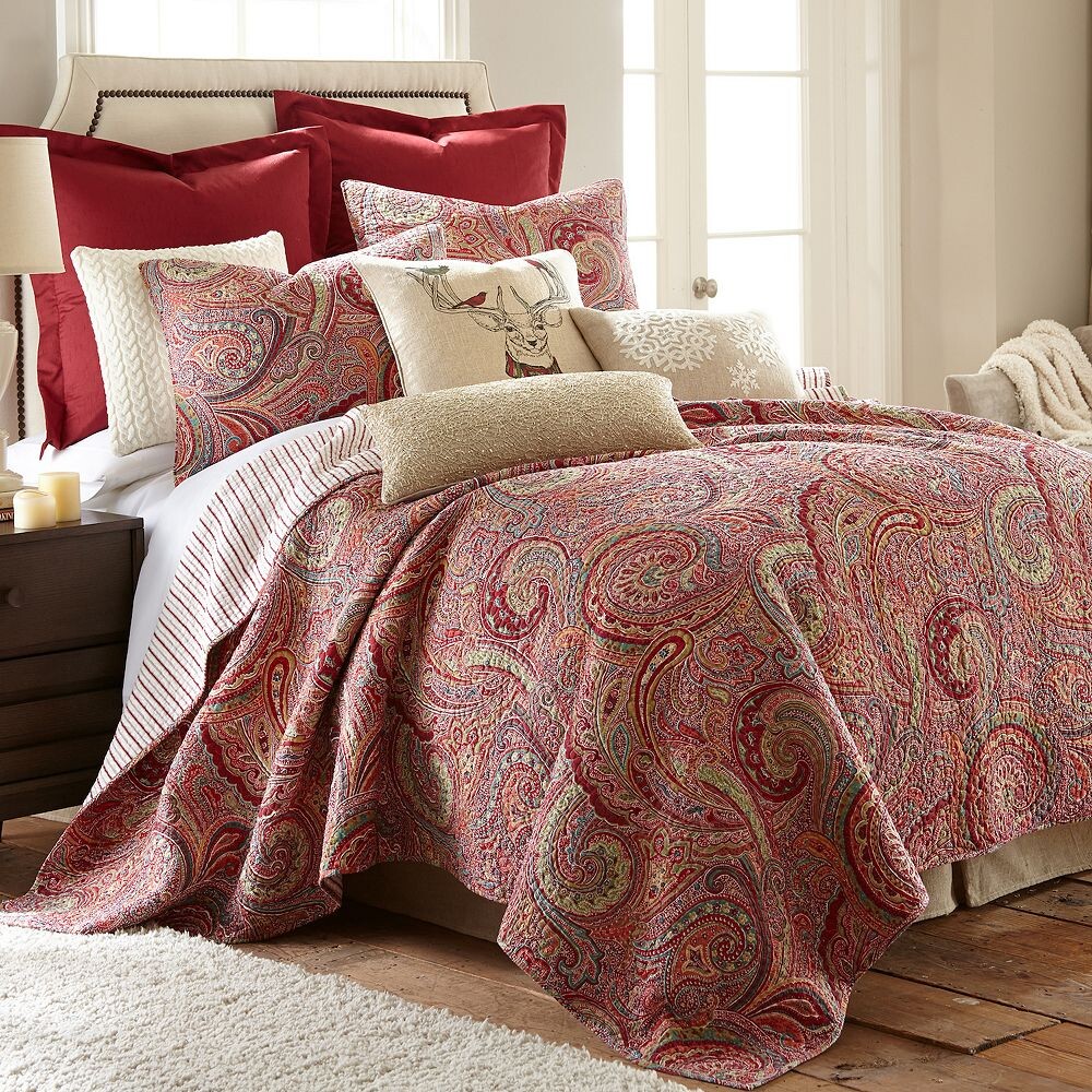 

Комплект одеял Levtex Home Parke, красный