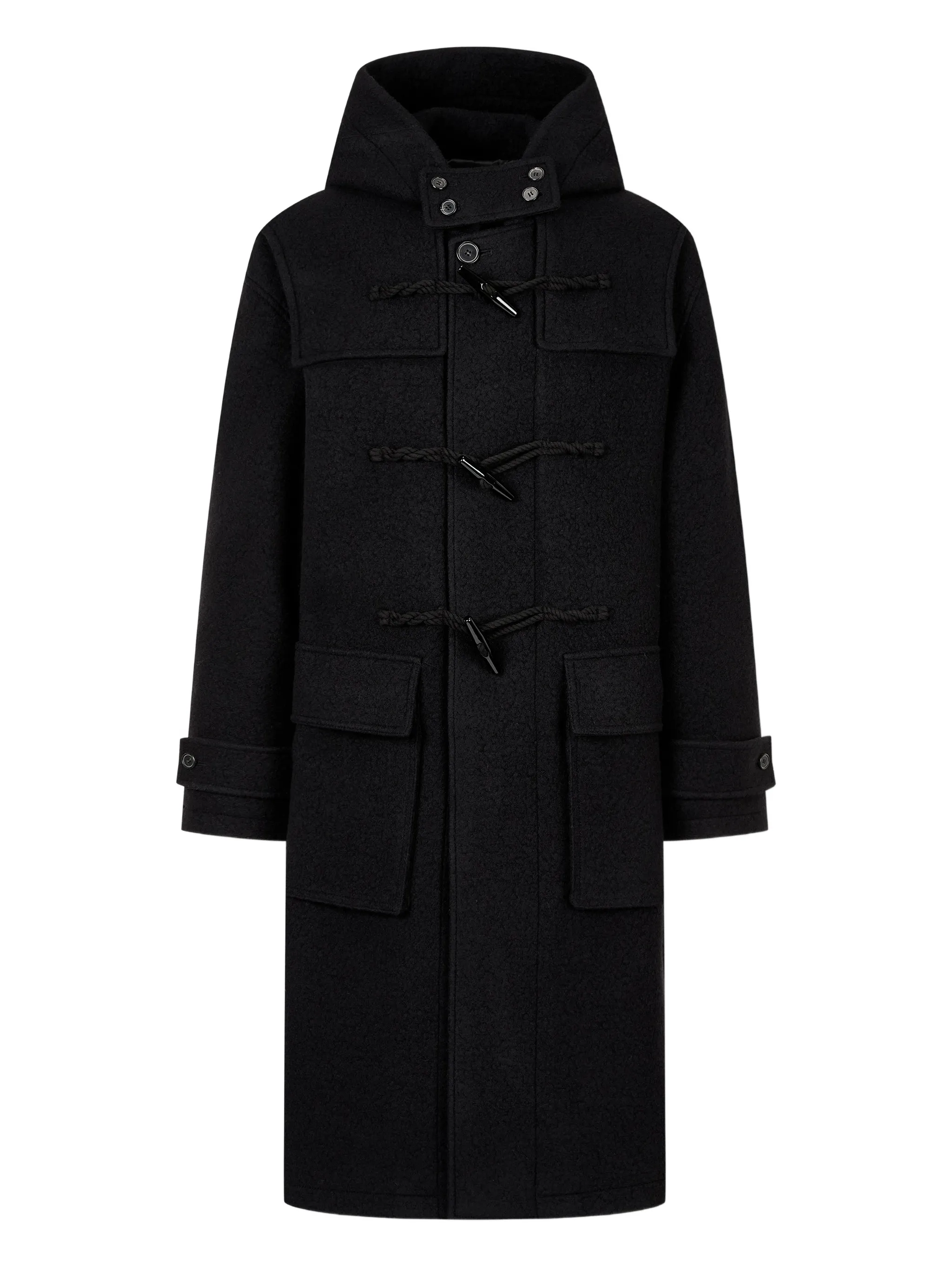 

Дафлкот с капюшоном Tomboy, черный