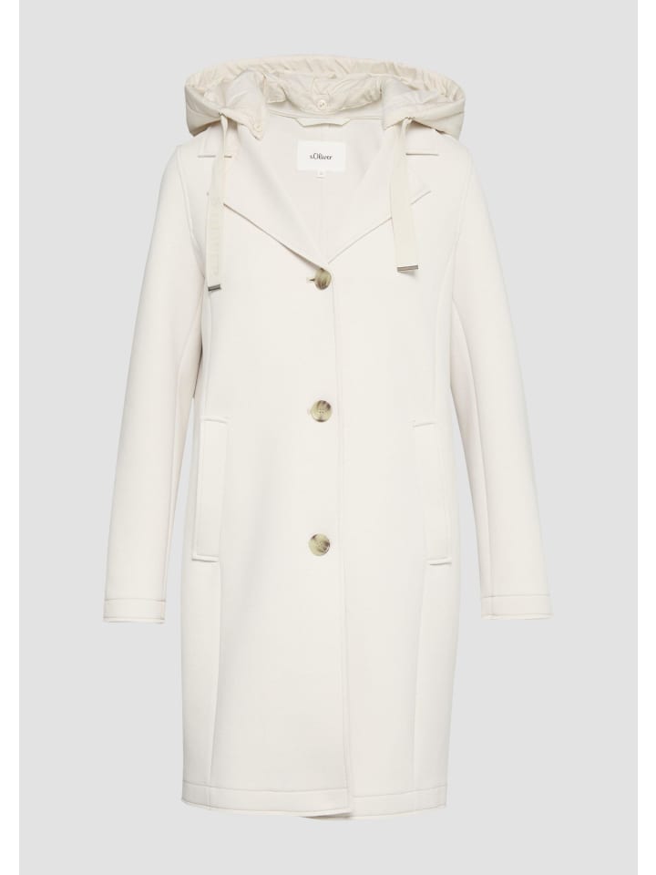 

s.Oliver Верхняя куртка из шерсти белого цвета (0330)