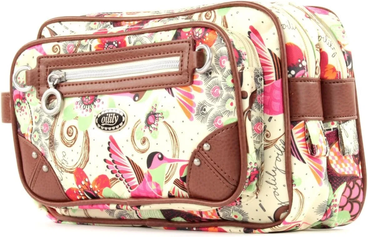 Женская косметичка Oilily Summer Birds Pocket Cosmetic Bag OCB9114 Oilily, Cream-White — фото 2