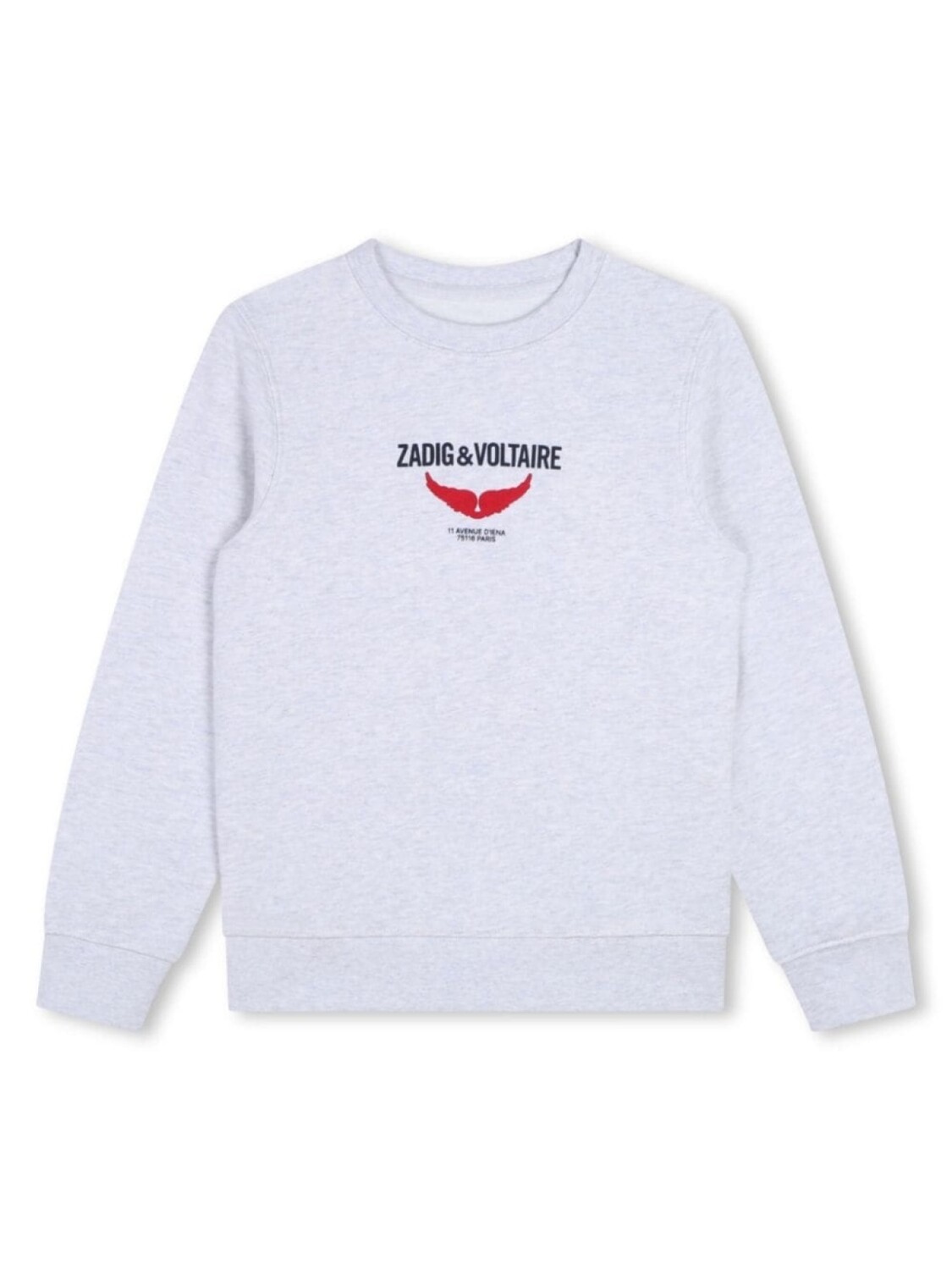 

Толстовка с логотипом Zadig & Voltaire Kids, серый