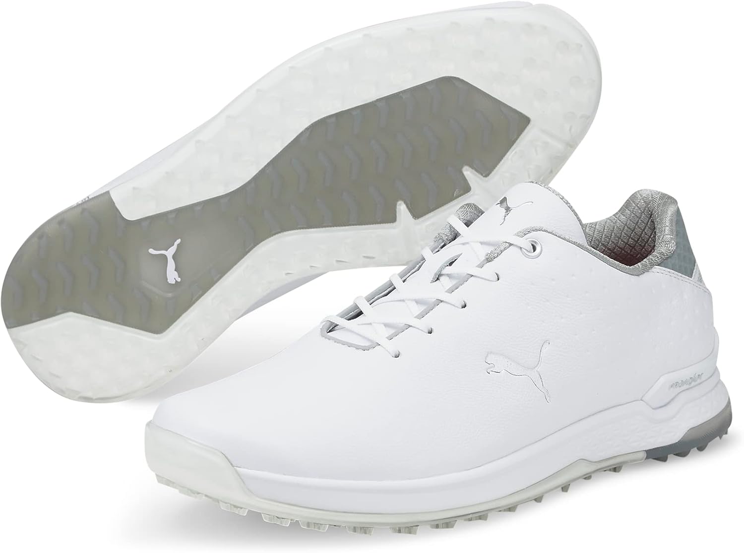 Мужские кожаные кроссовки pumagolf Proadapt Alphacat, белый — фото 2