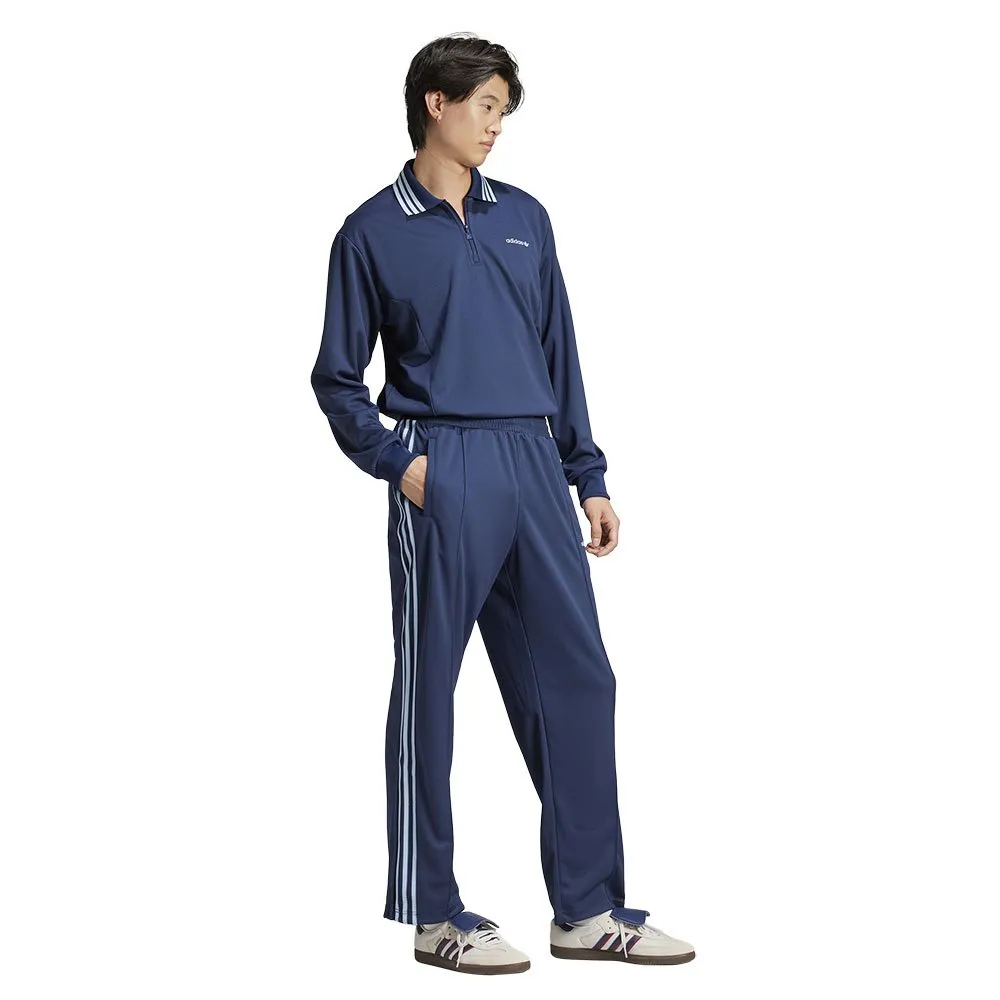 Поло adidas Originals IW3236 Half Zip polo, синий — фото 4