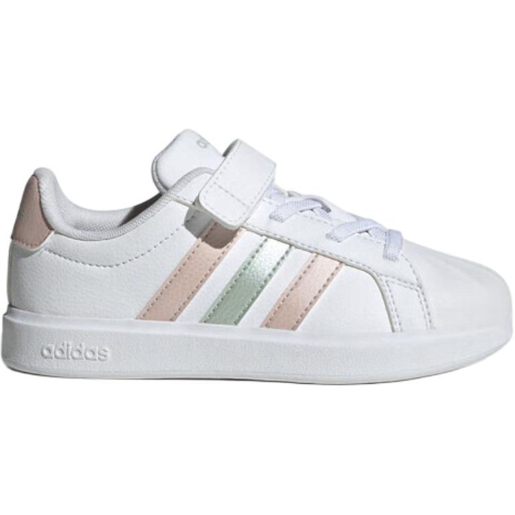 StreetTalk низкие скейтерские кроссовки white детские Adidas, розовый — фото 3