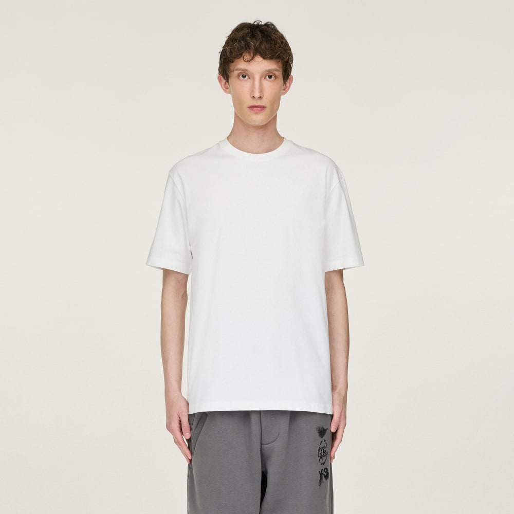 

Футболка Adidas Y-3 Graphic Short Sleeve Tee, цвет Core White