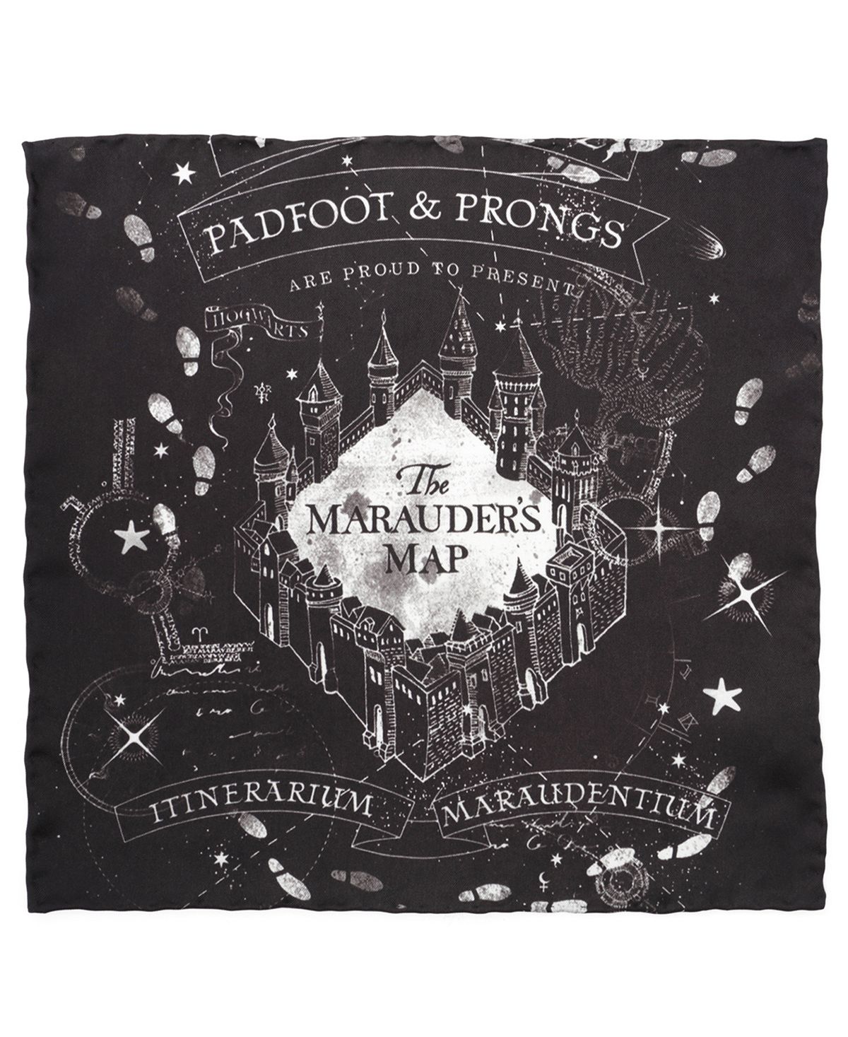 

Мужской нагрудный платок с картой Marauder's Map Harry Potter