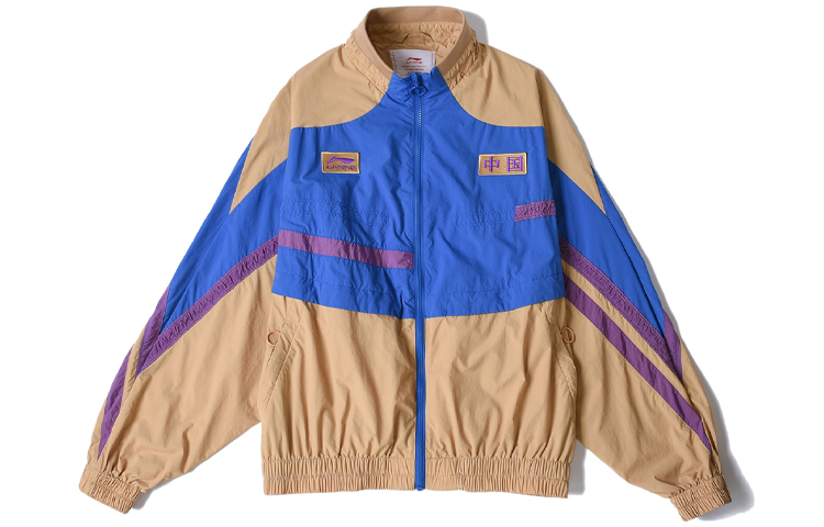 

LiNing Куртка мужская синяя оленья коричневая, Blue deer brown
