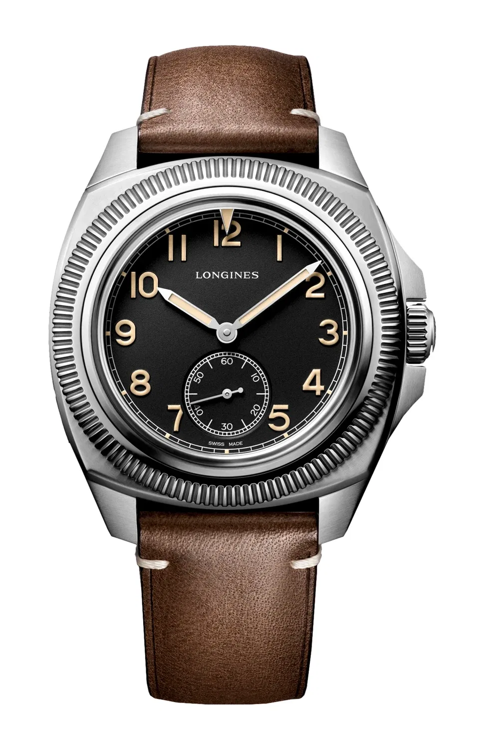 LONGINES PILOT MAJETEC ВЕРСИЯ В КОРОБКЕ - L2.838.4.53.9, серебряный