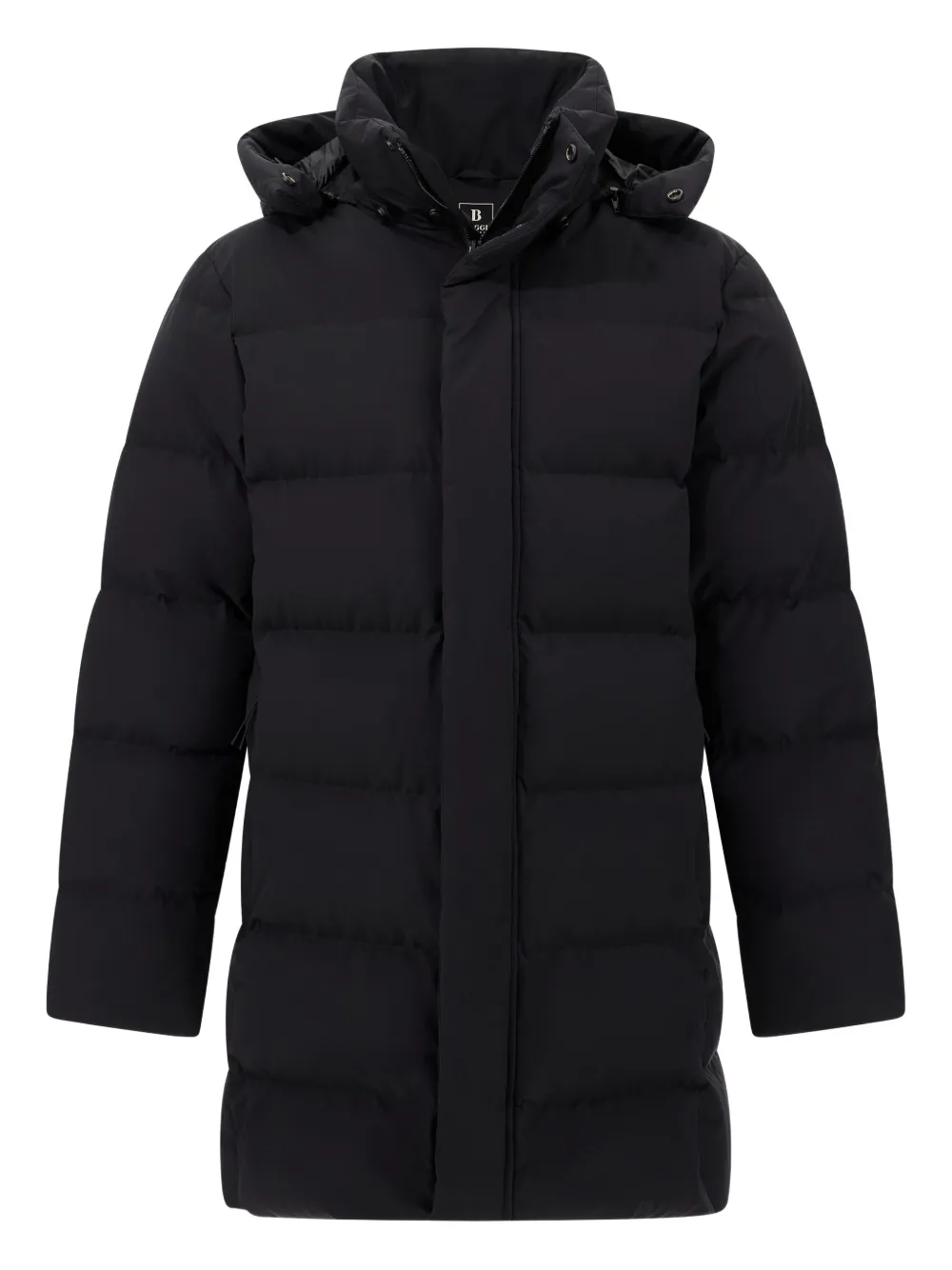 

Длинный пуховик Boggi Milano, черный