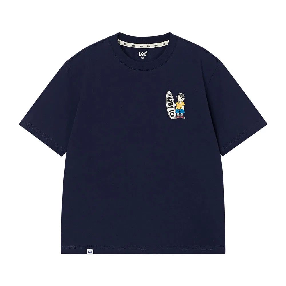 Детская футболка Buddy Lee Surf Graphic тёмно-синяя от Lee Kids