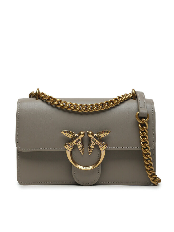 

Вечерняя сумка Love One Mini Dc AI 23-24 PCPL 100074 Pinko, серый
