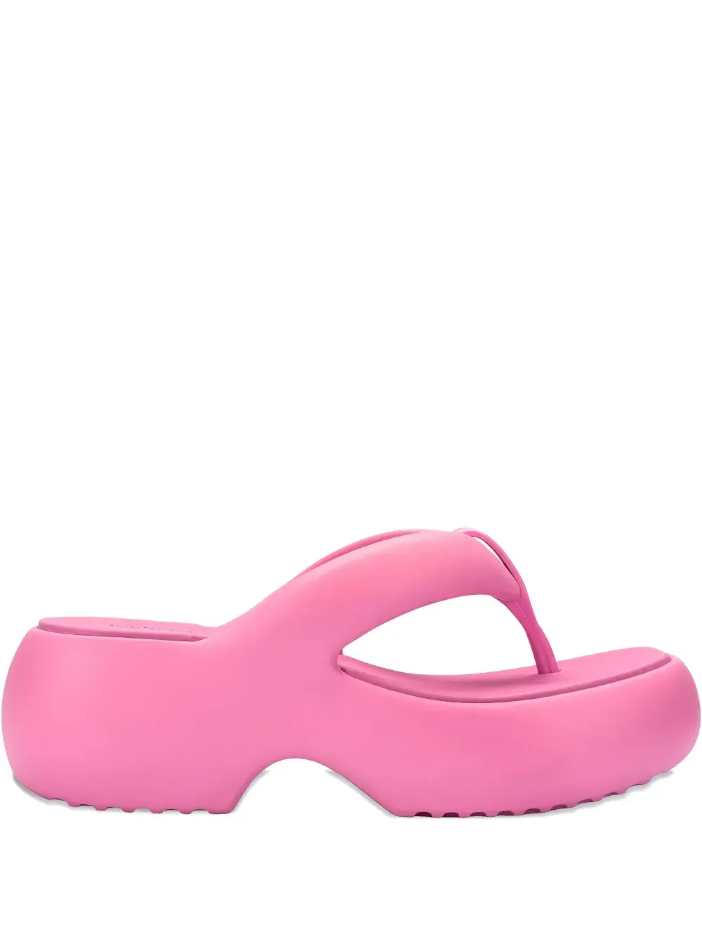 Шлепанцы-стринги Fuzzy на платформе Melissa, розовый