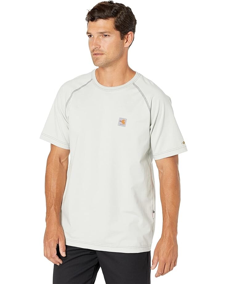 

Футболка Carhartt Flame-Resistant Force Short Sleeve, цвет Light Gray