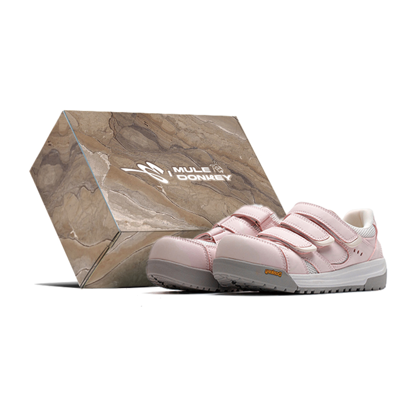 

Легкие лоу-топ скейтерские кроссовки Unisex Baby в коробке Mule Donkey, розовый